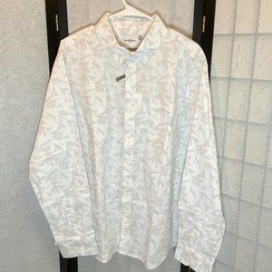 Goodfellow & Co Standard Fit Long Sleeve Button Up Dress Shirt NWT White